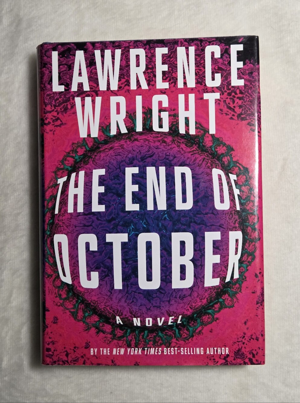 ☀️The End of October by Lawrence Wright Hardcover Book